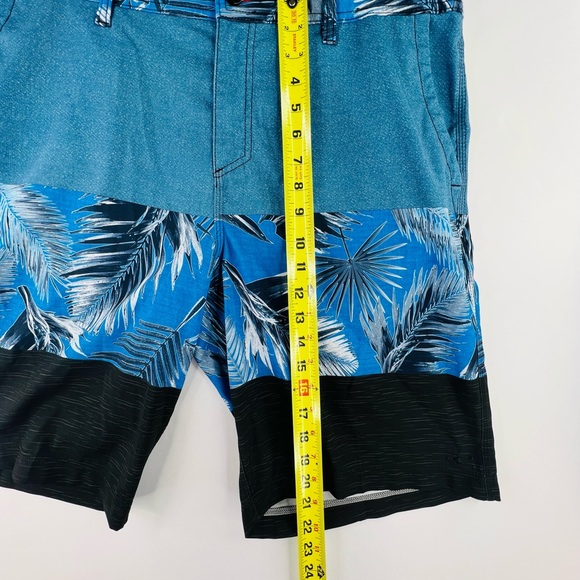 O’NEILL MENS SZ 36 HYBRID PALM LEAF PRINT SURFING/SWIMMING BOARD SHORTS - Picture 8 of 11